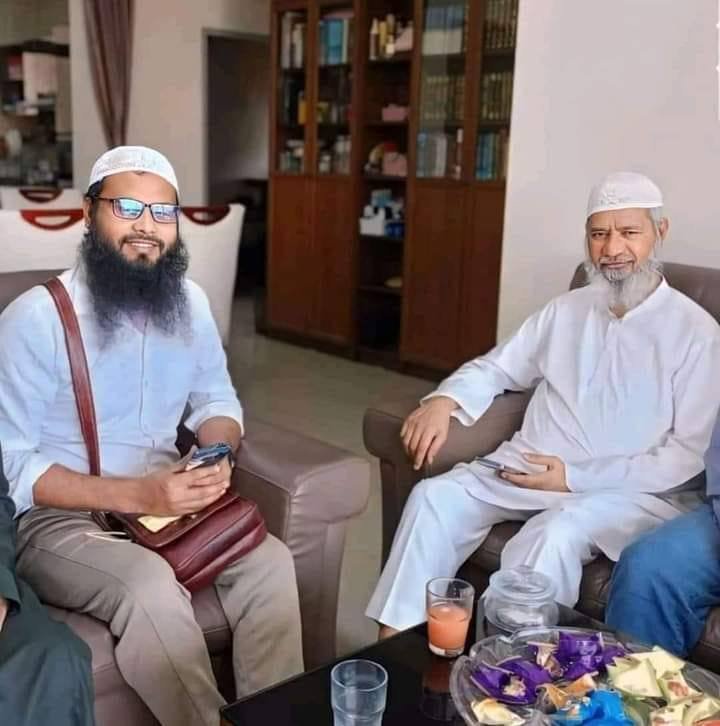 Br Rahul Hossain with Dr Zakir Naik in Malaysia